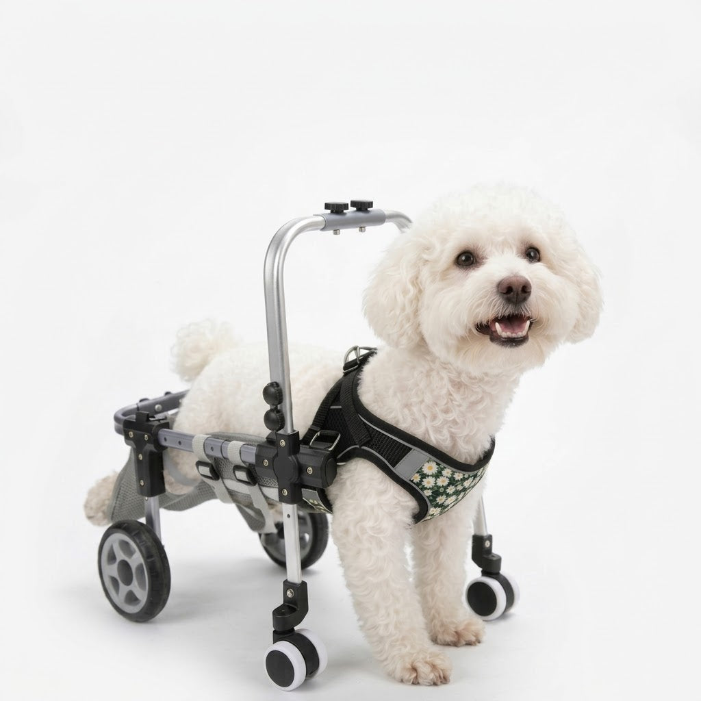 Adjustable Dog Wheelchair for Small Dogs – Lightweight & Sturdy