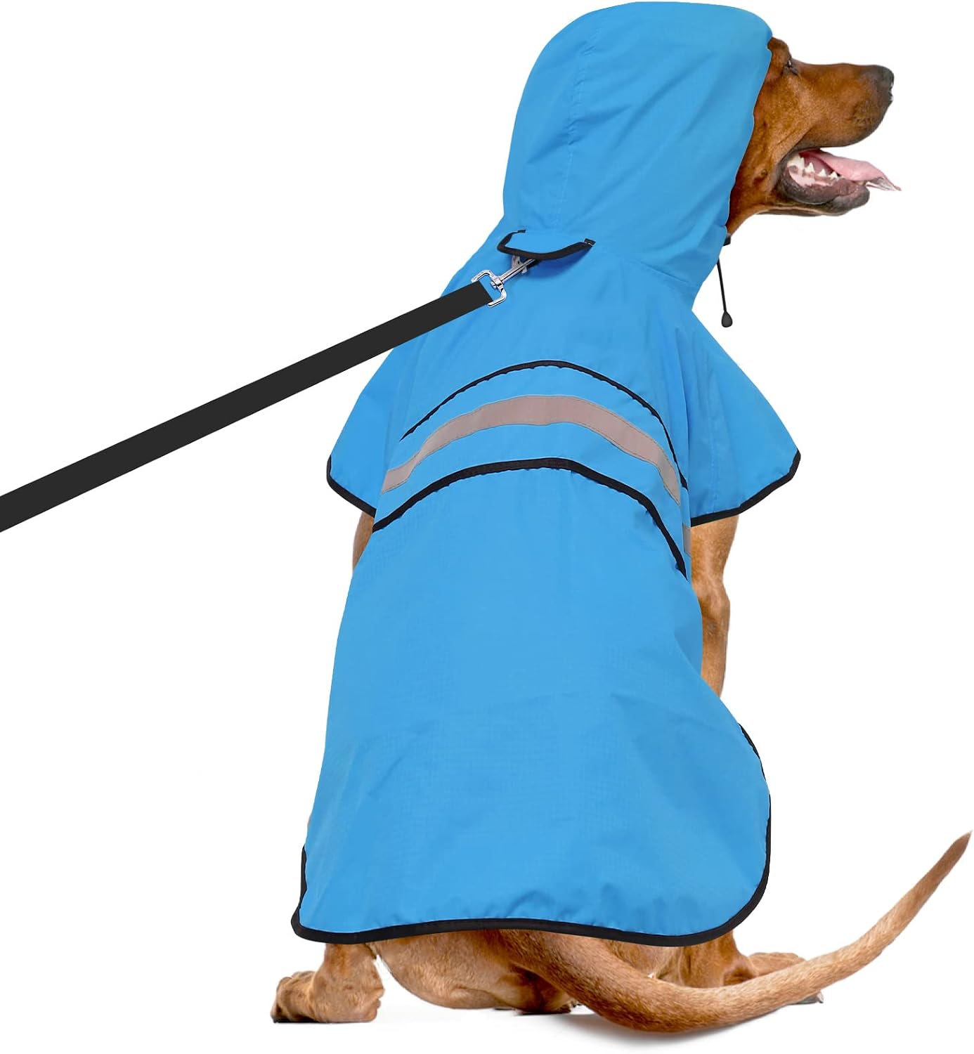 Adjustable dog rain slicker