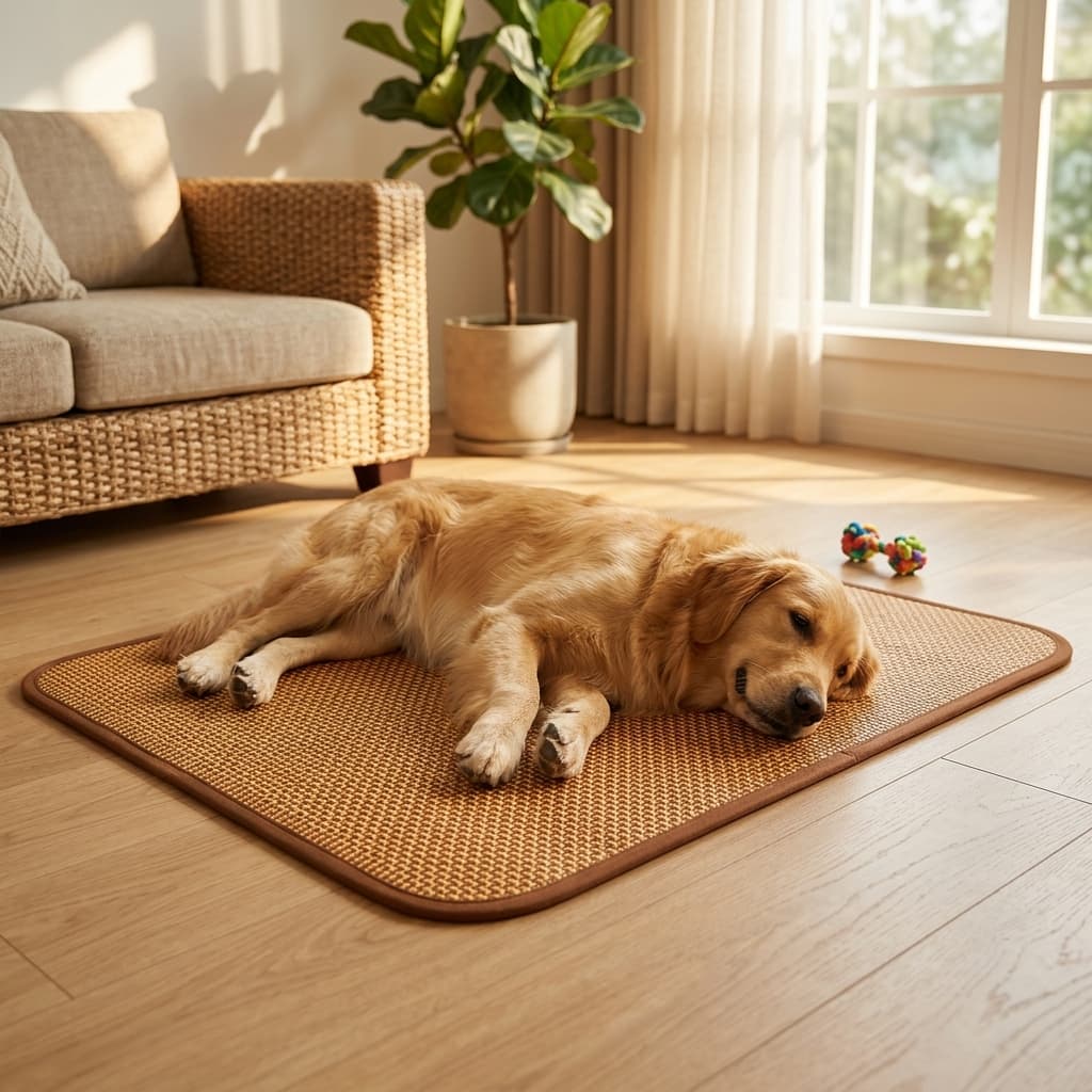 Breathable dog bed mat