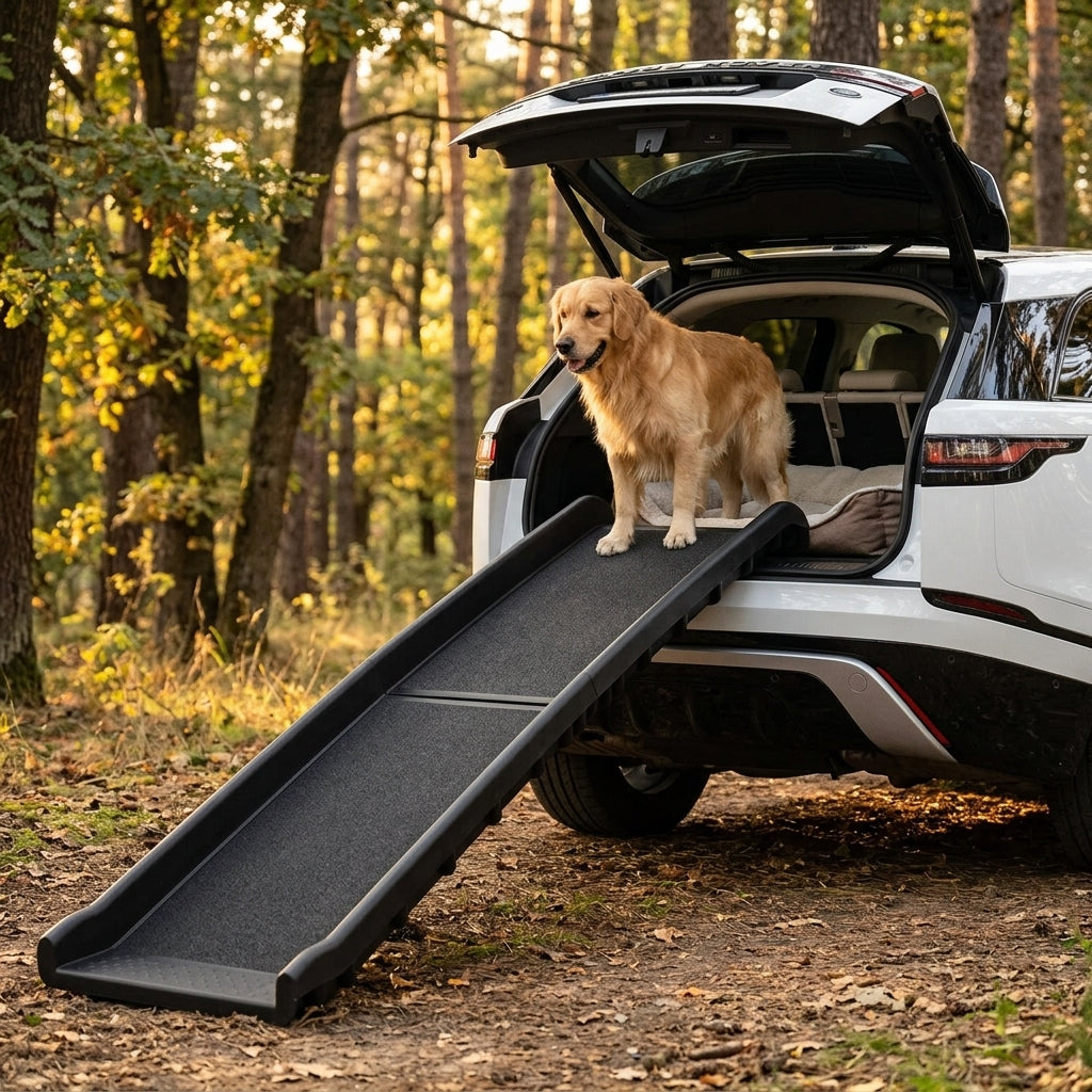 Car ramp for large dogs
