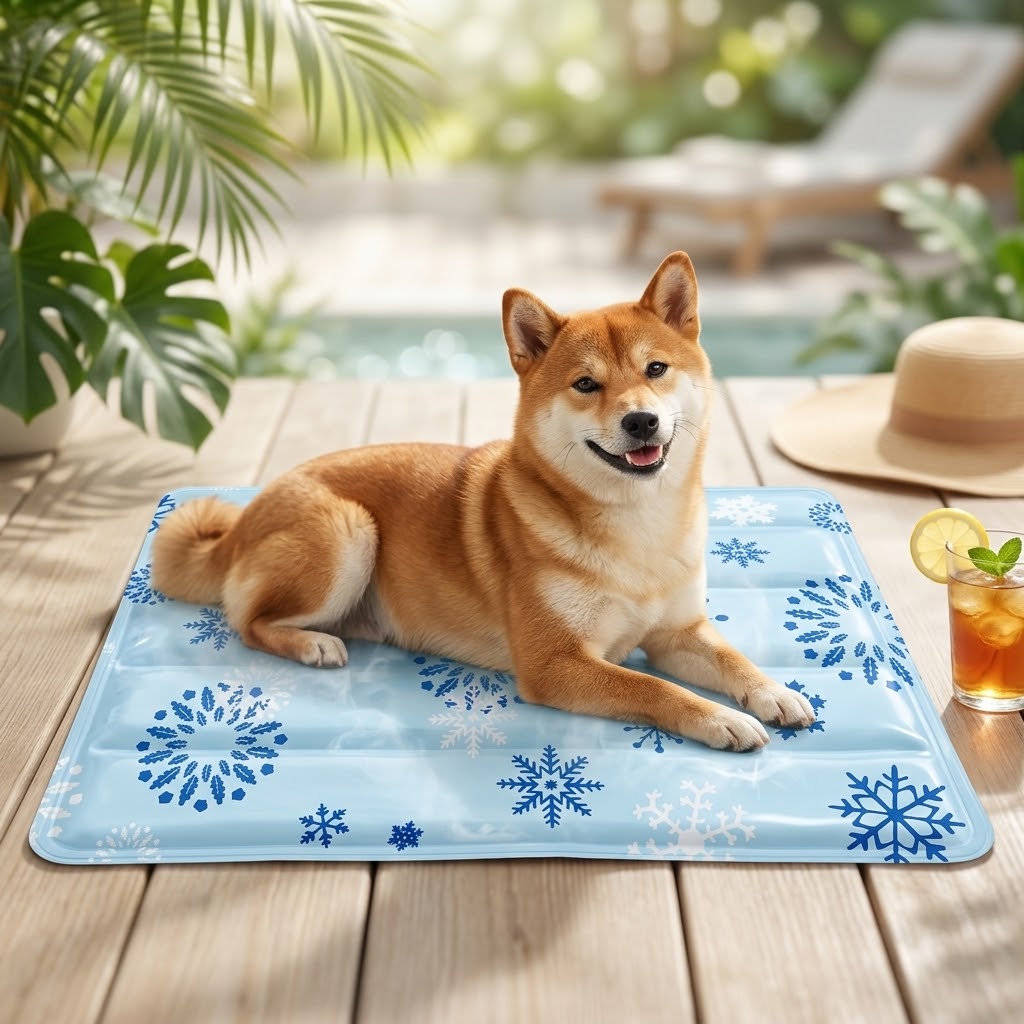 Cooling mat for large dogs