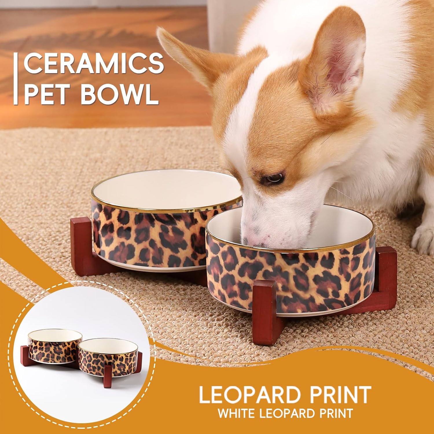 Dog Bowls With Stand
