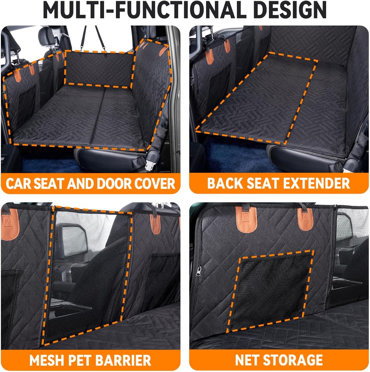 Dog bed for truck backseat