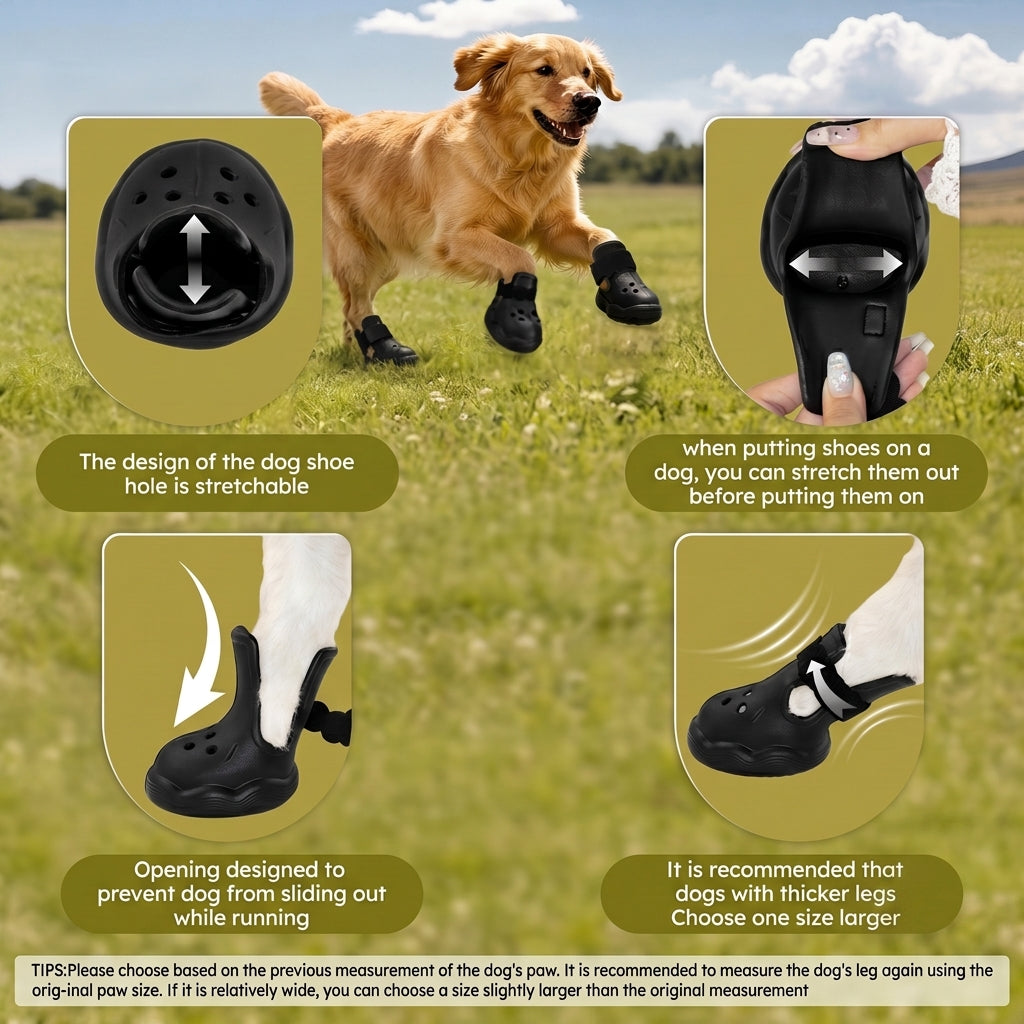 Dog boots for hot pavement