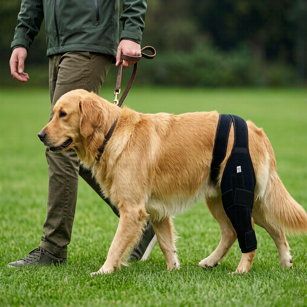Dog knee brace