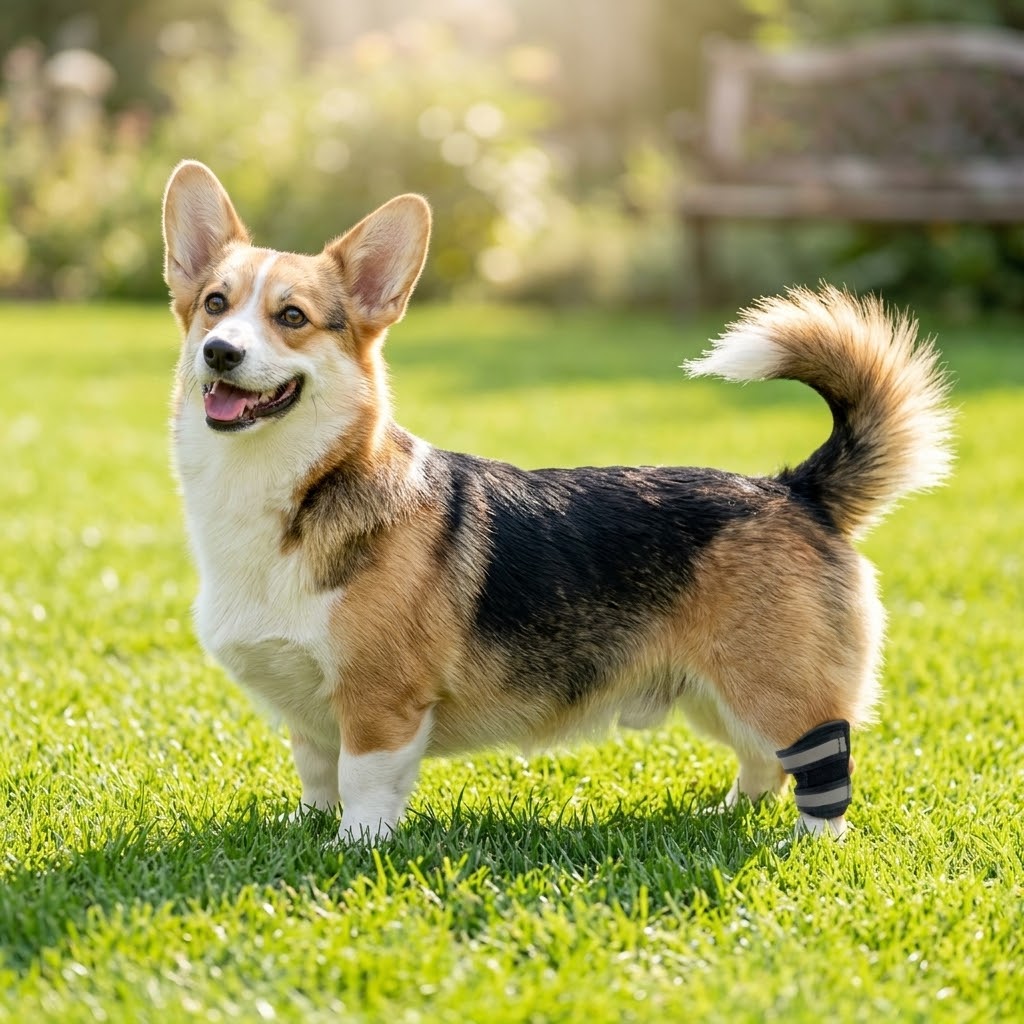 Dog knee brace for ACL injury