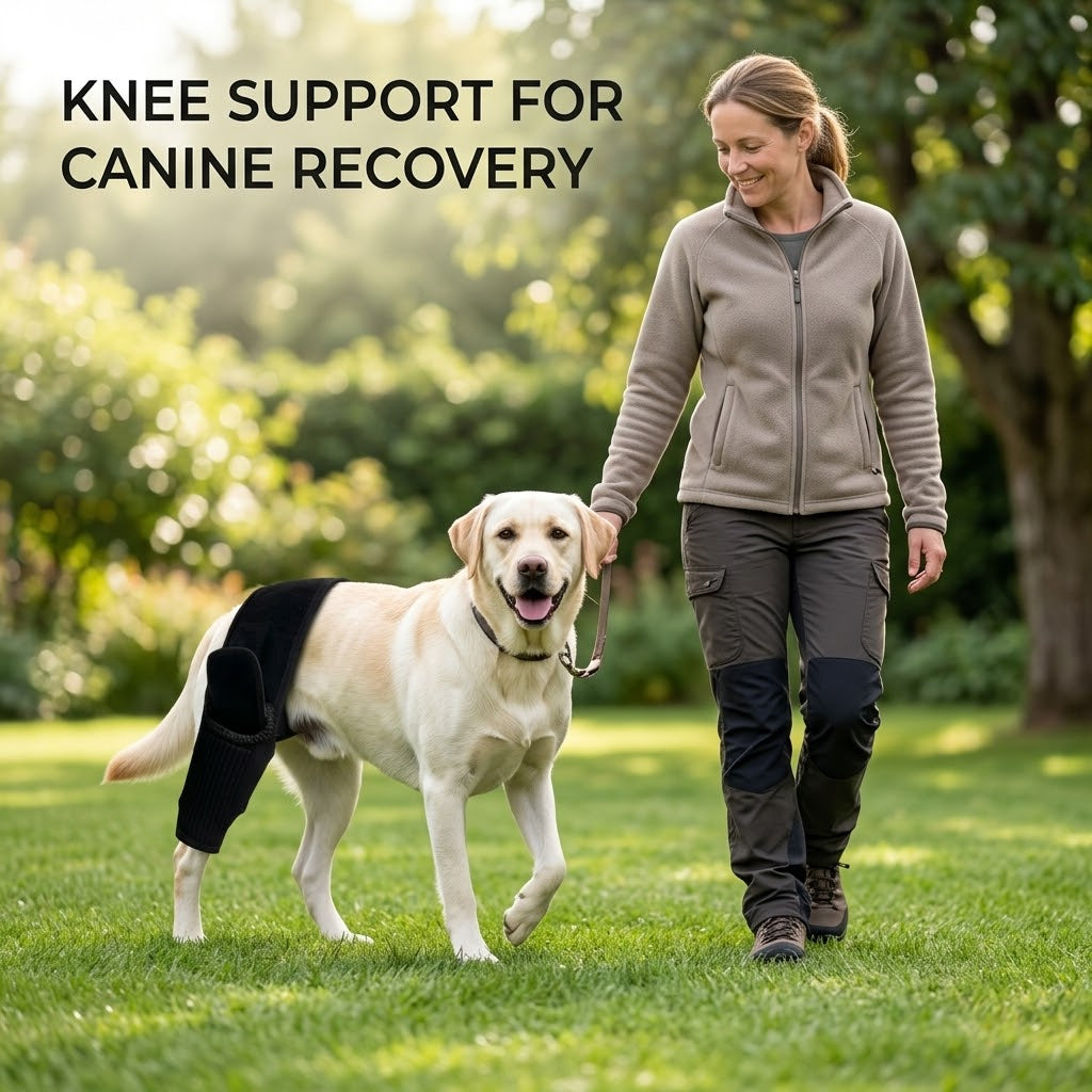 Dog leg brace with springs