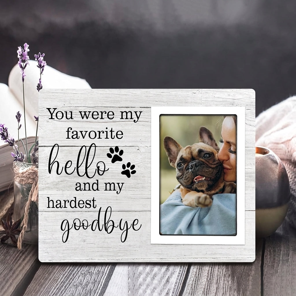 Dog loss sympathy gift for friends