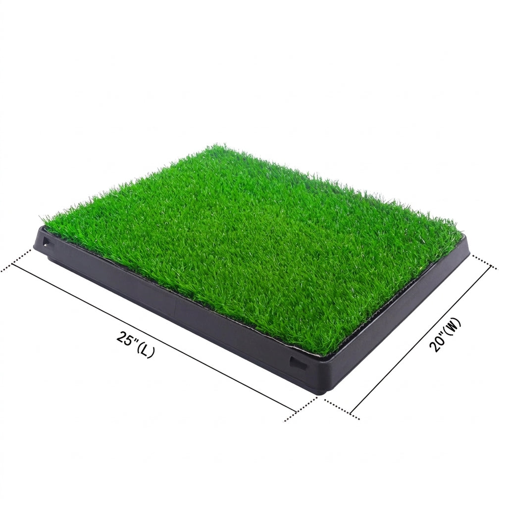 Dog potty tray