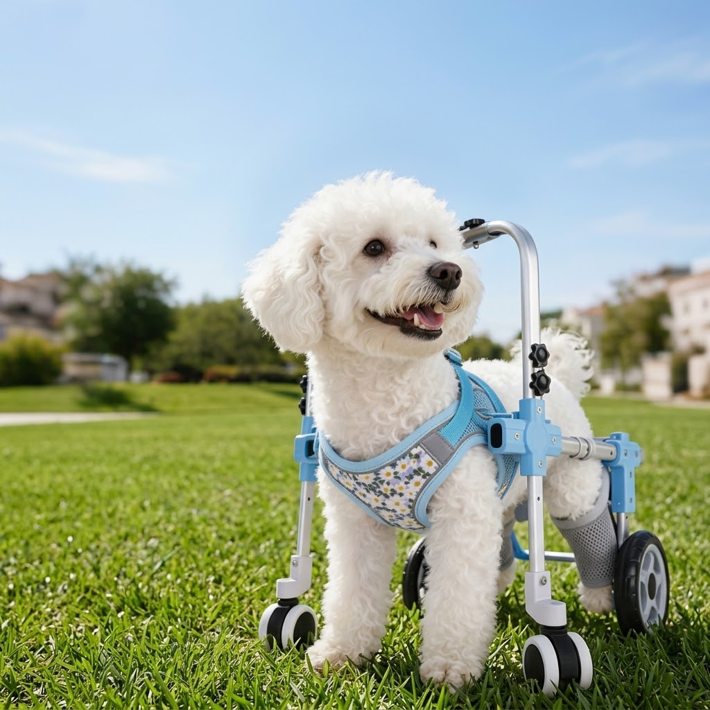 Durable dog wheelchair for small dogs