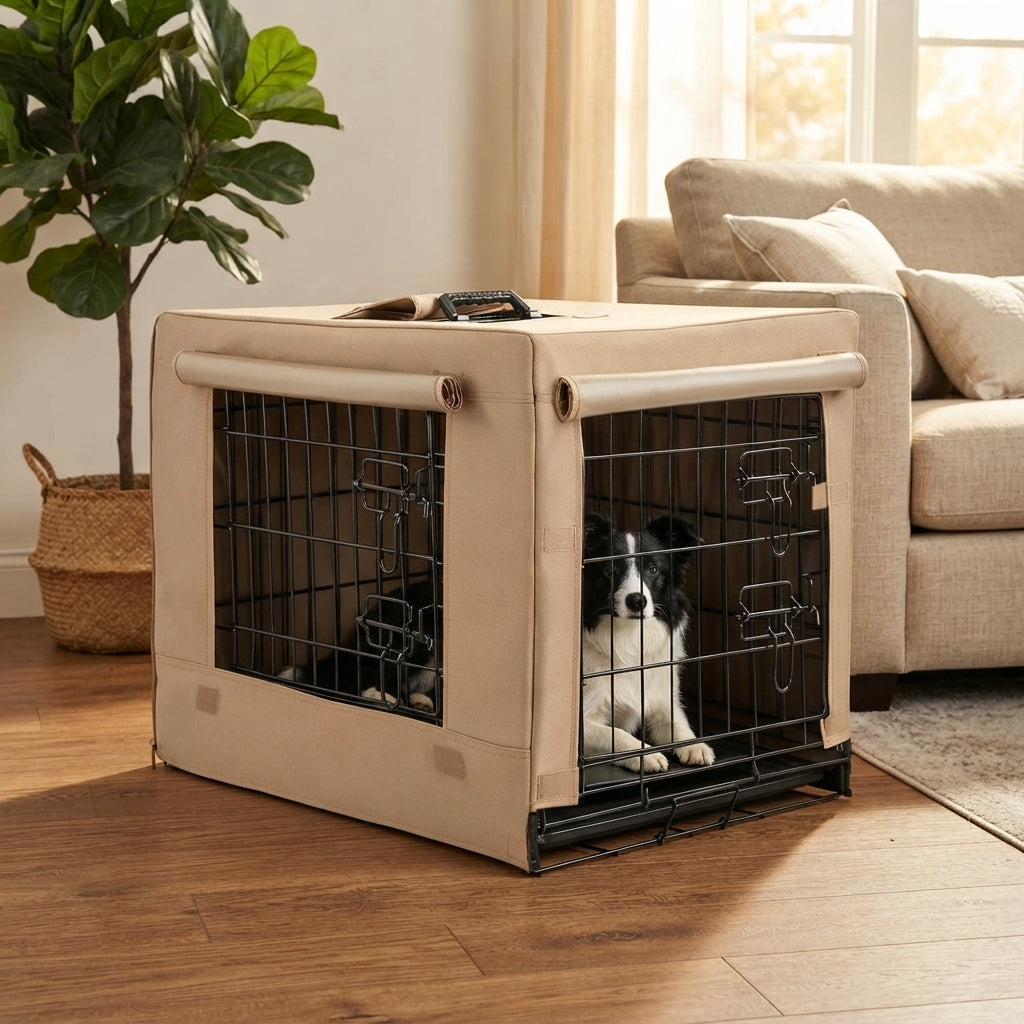 Easy Assembly Dog Crate For Potty Training
