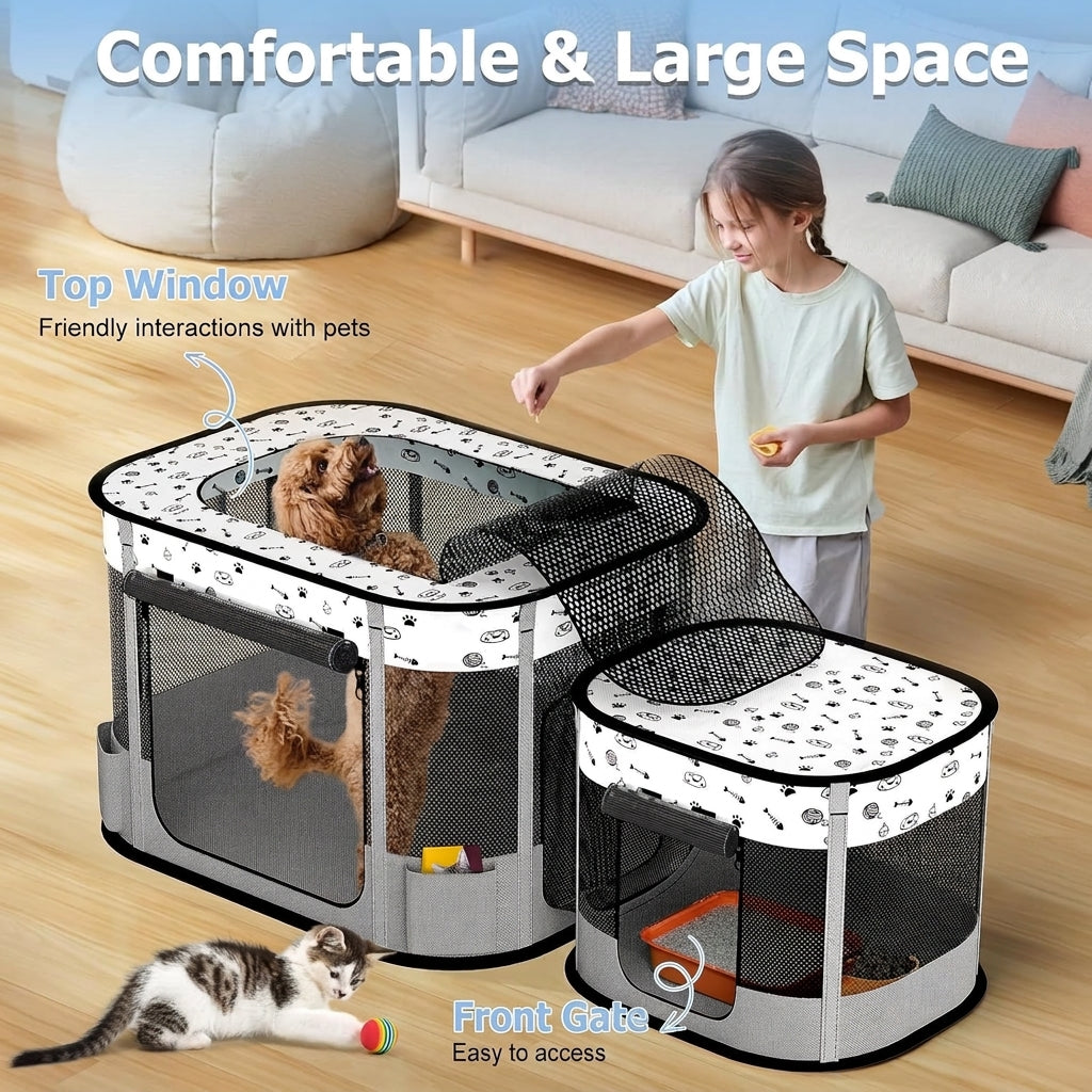 Foldable pet playpen