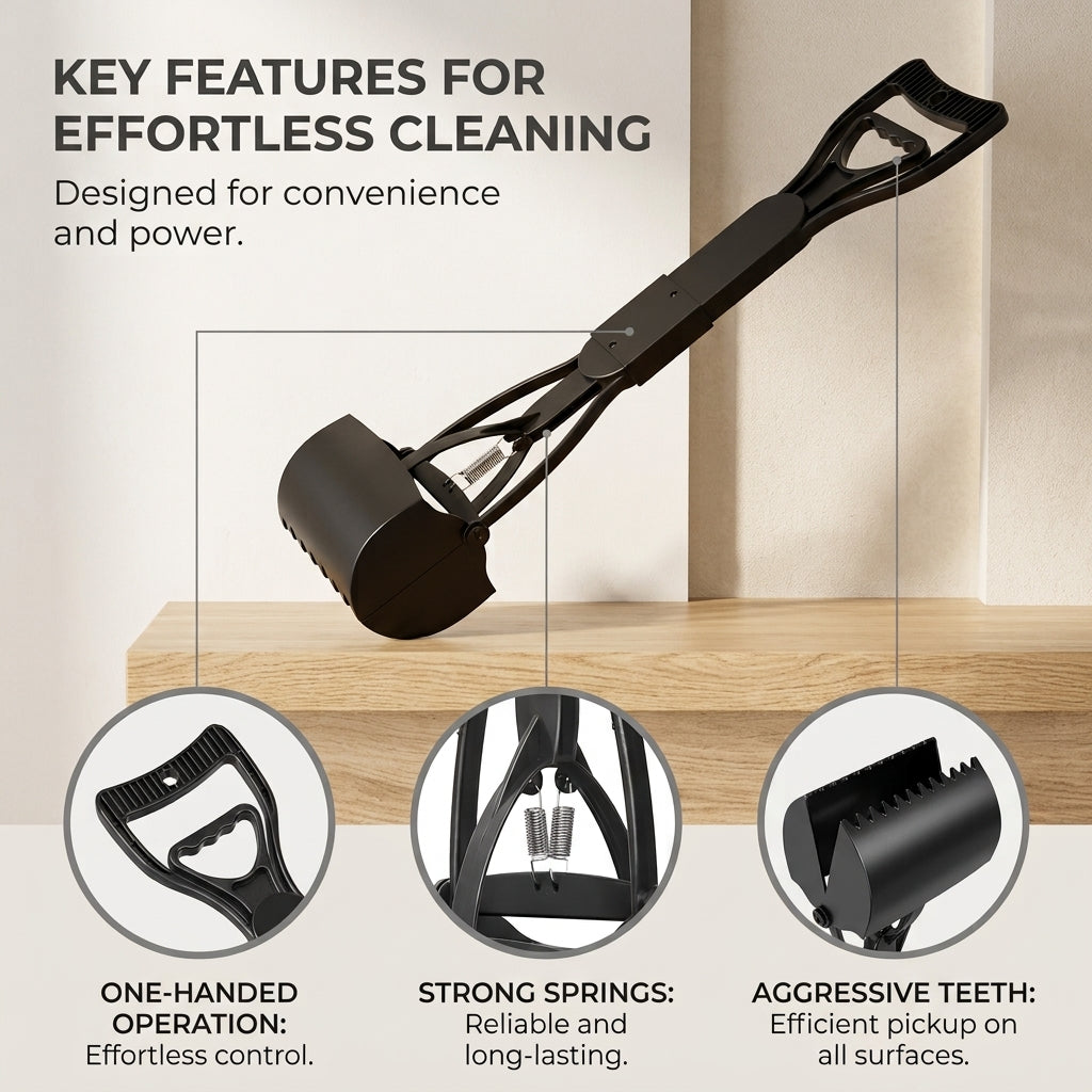 Foldable pooper scooper