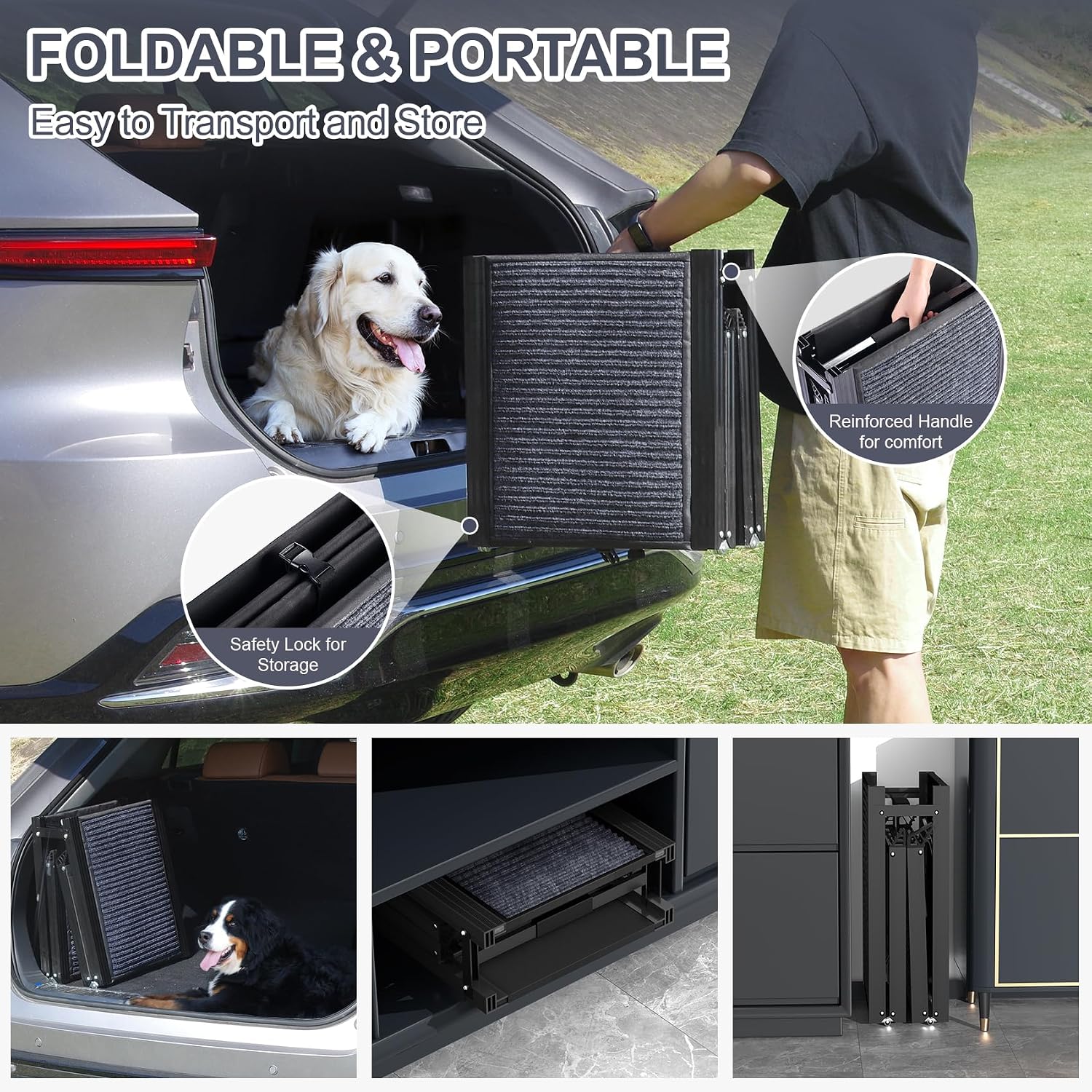 Folding Dog Ramp For Car
