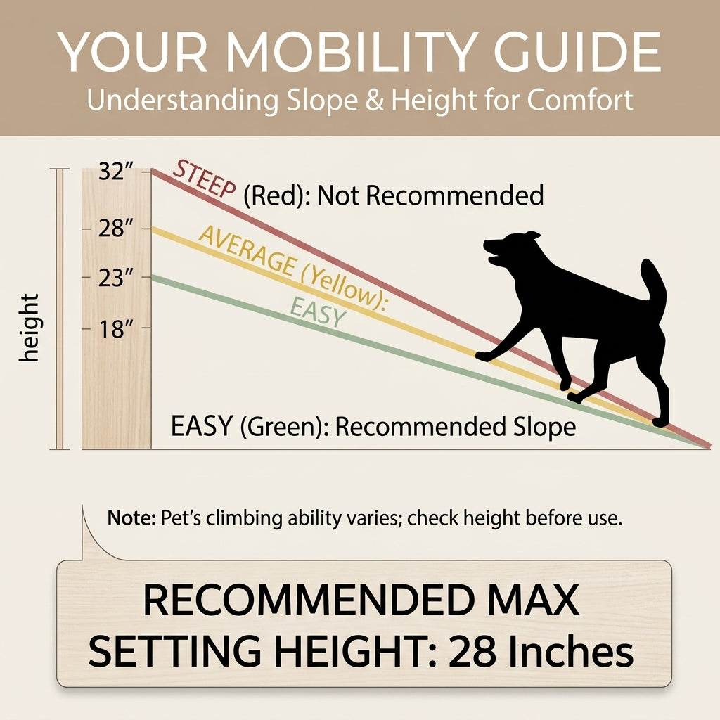 Folding dog ramp