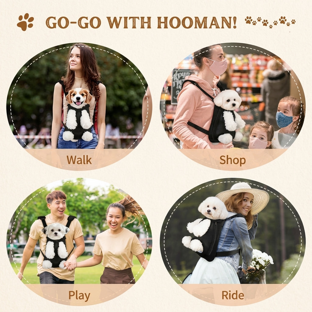 Front Facing Dog Carrier Backpack