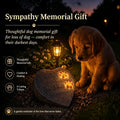 Heart Shaped Dog Memorial Stone

