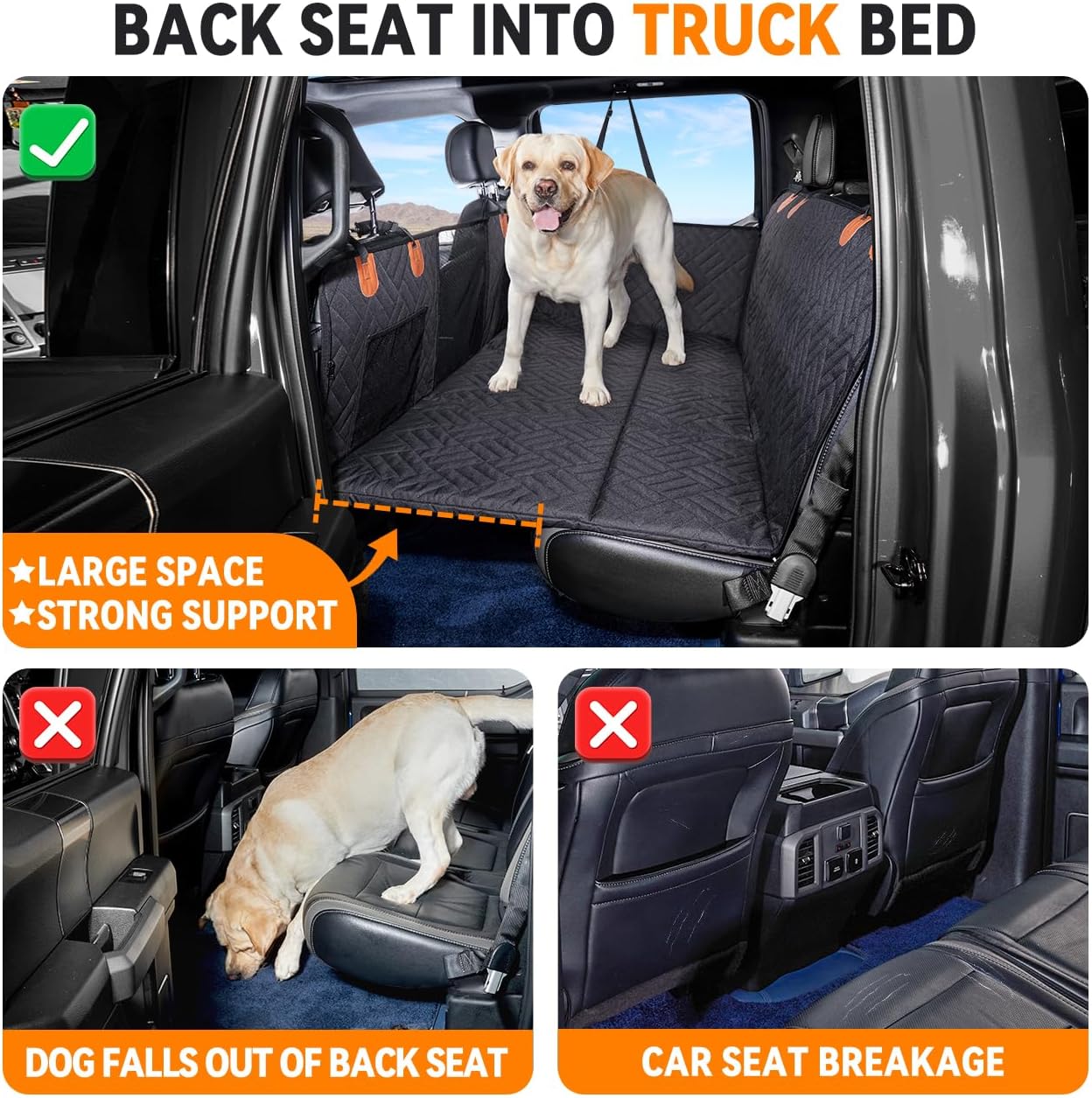 Inflatable dog car mattress