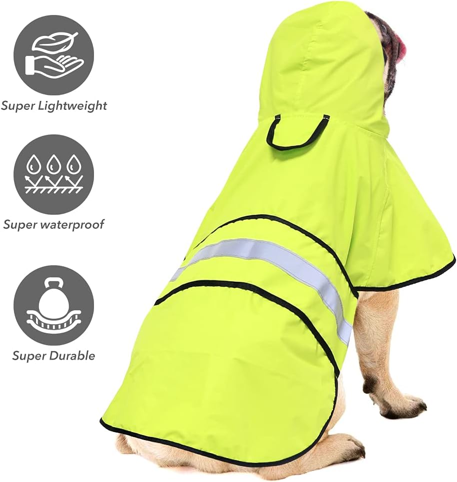 Lightweight puppy rain coat
