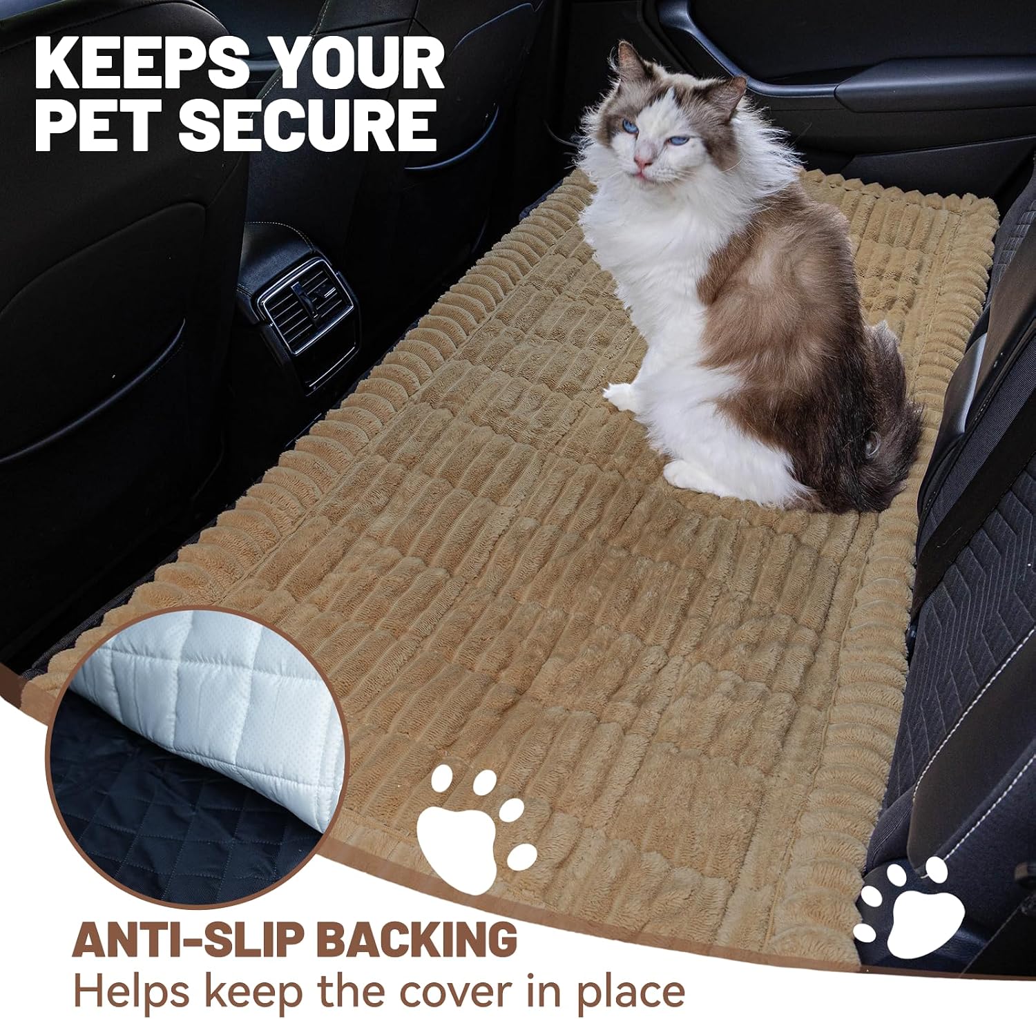 Machine Washable Pet Car Seat Cover
