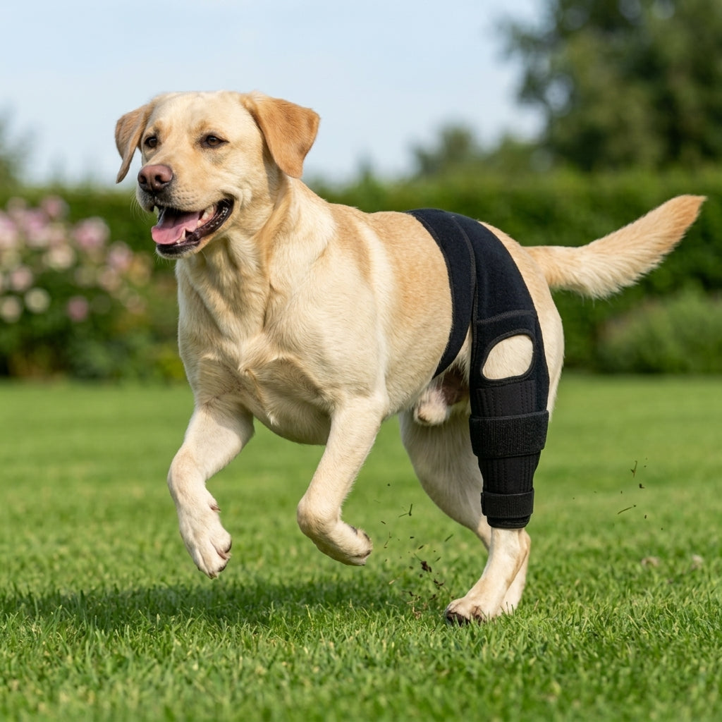 Non-slip dog leg support1