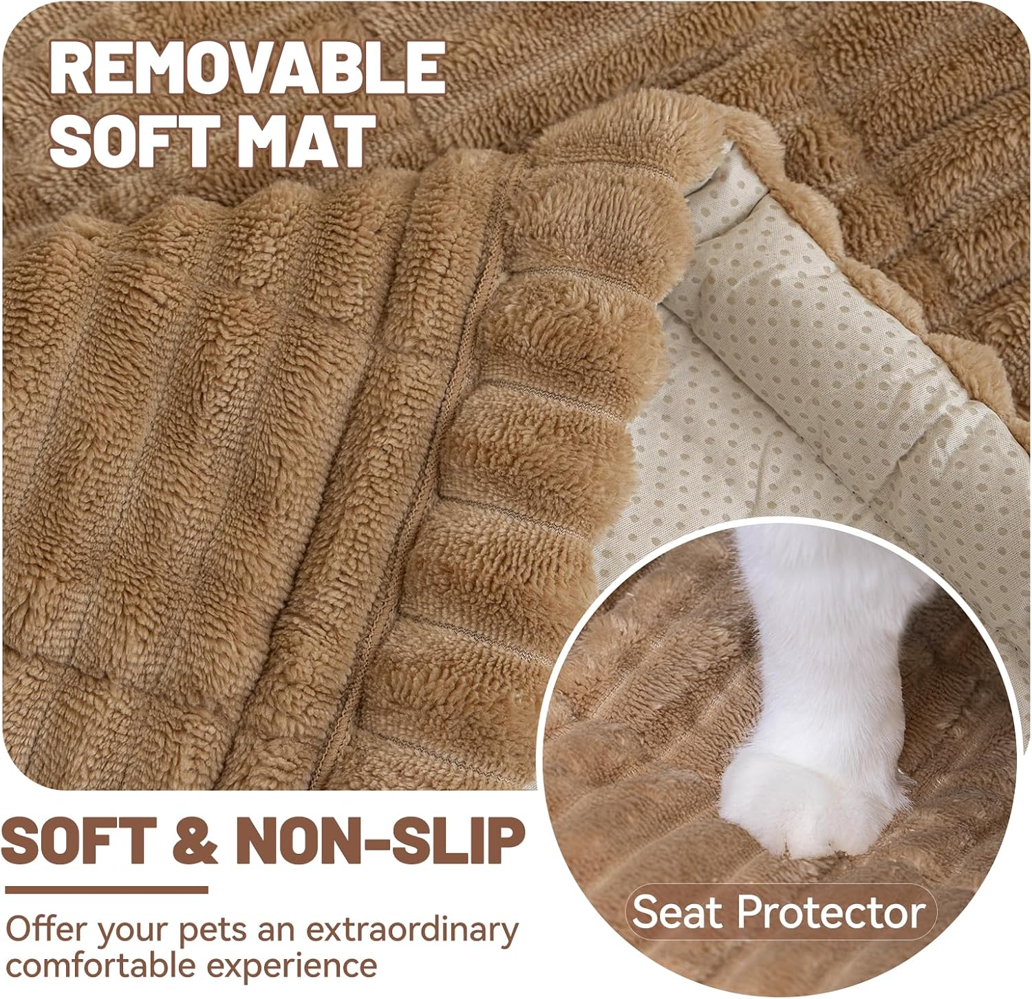 Non Slip Back Seat Dog Mattress.
