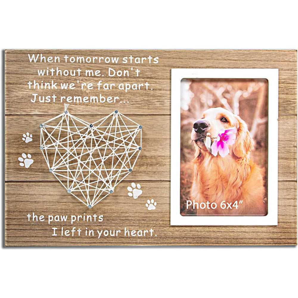 Pet memorial frame