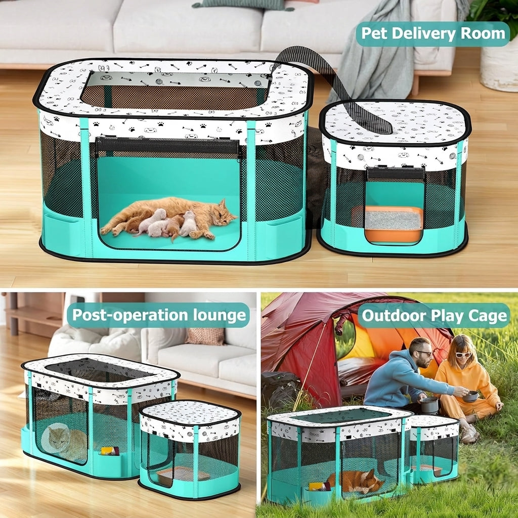 Portable playpen for small dogs