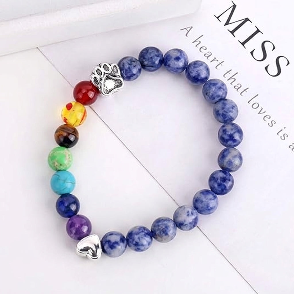 Rainbow bridge pet memorial bracelet