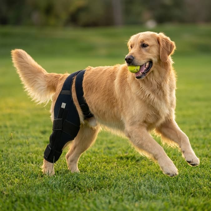 Rear leg brace for dogs