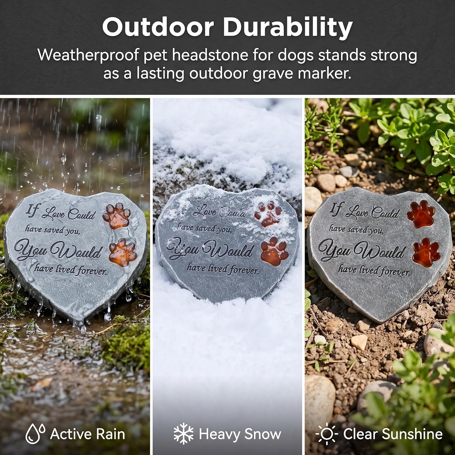 Resin Pet Loss Bereavement Sympathy Gift