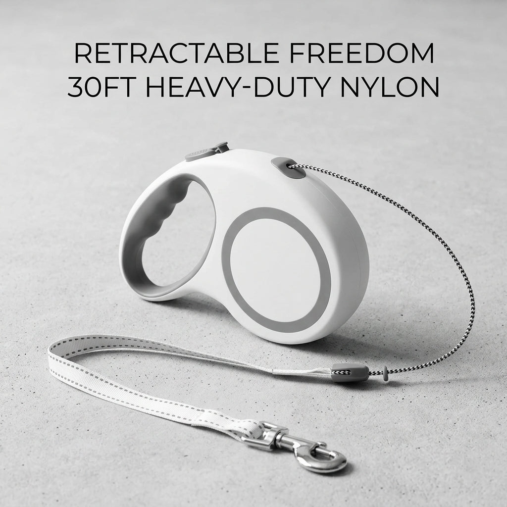 Retractable dog leash