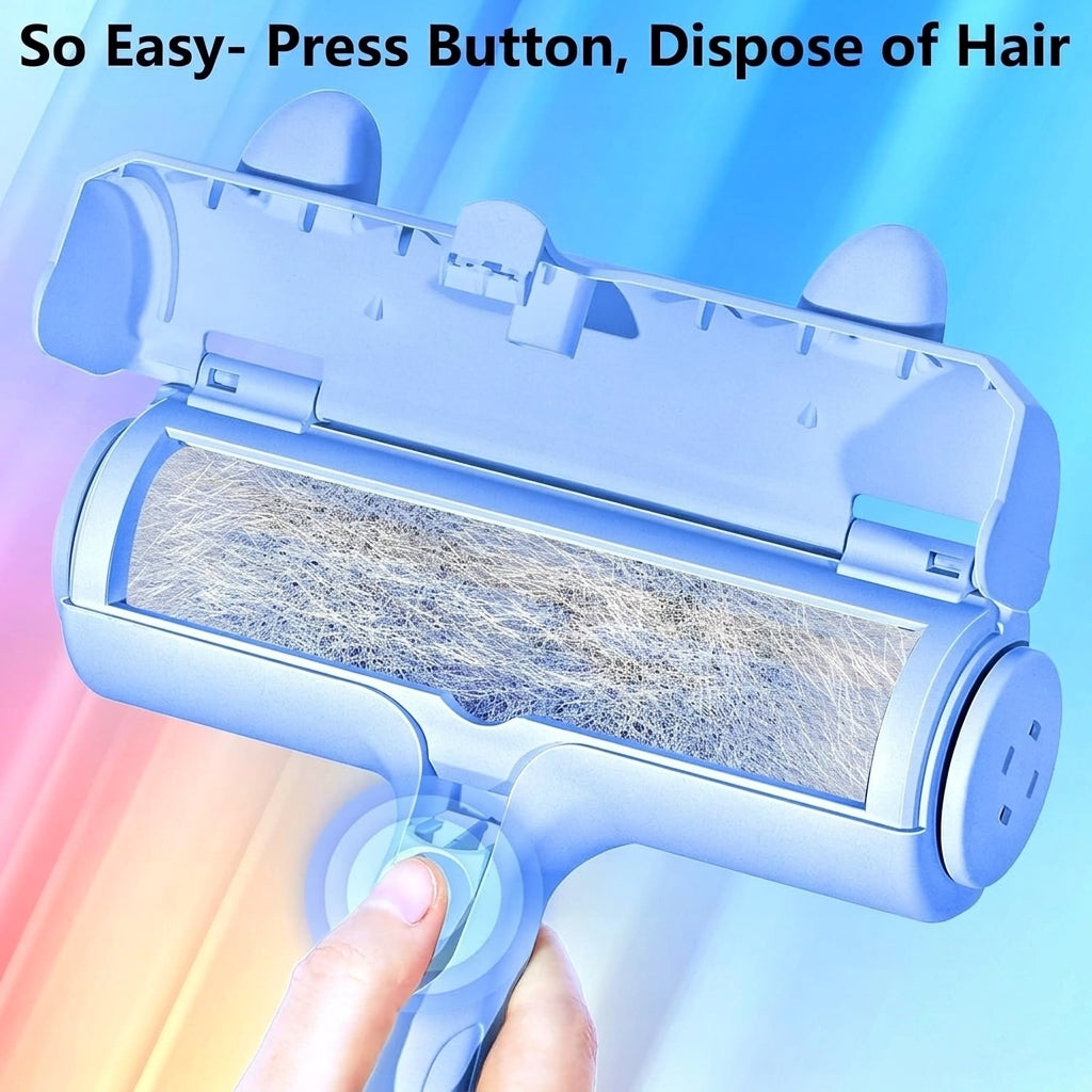 Reusable lint roller for pet hair