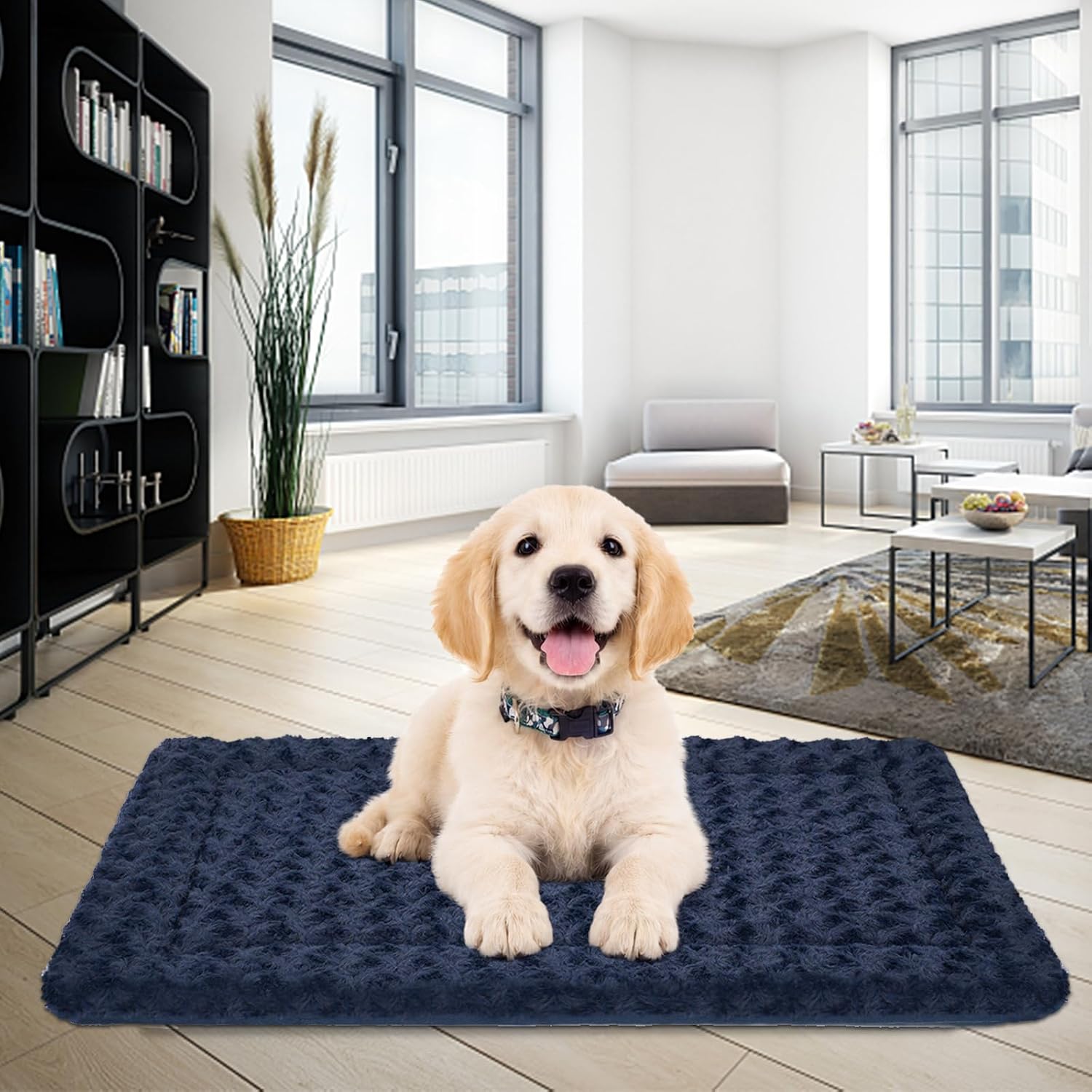 Reversible cooling dog crate pad