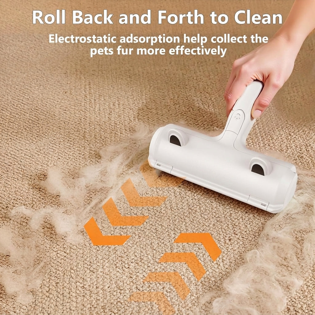 Self cleaning lint roller