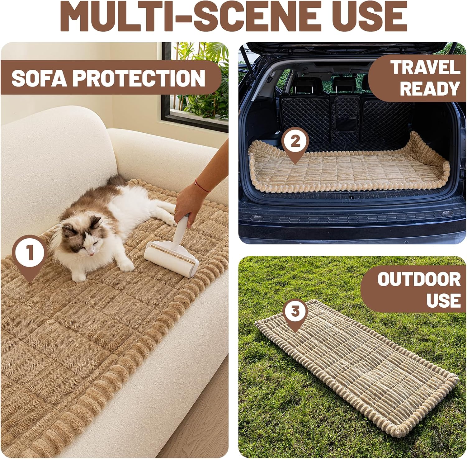 Soft Dog Bed For Back Seat Extender
