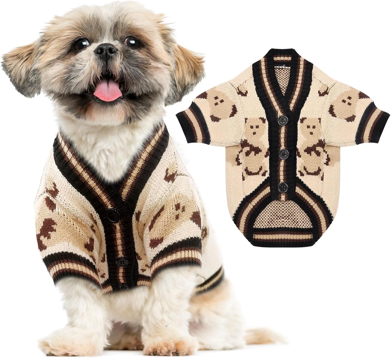 Warm Knit Dog Coat For Cats And Dogs