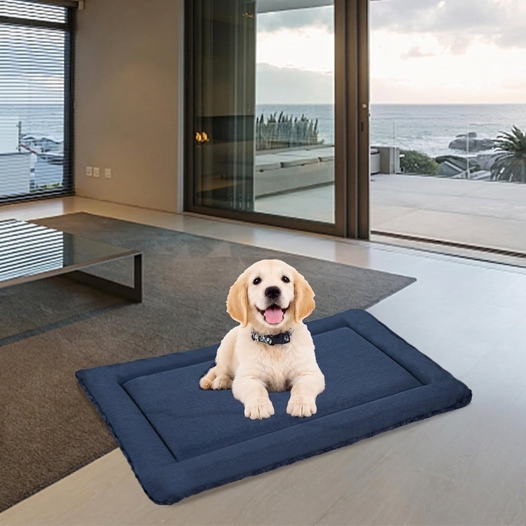 Washable memory foam dog mat