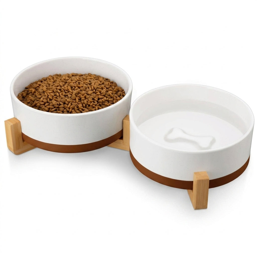 ceramic dog bowl