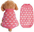 knit pullover sweater for puppies
