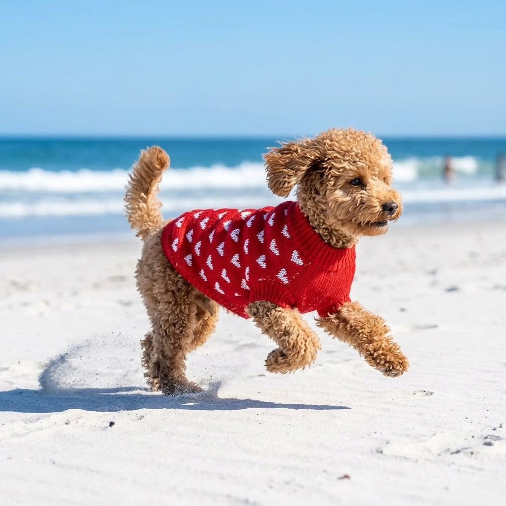 red heart dog sweater for small dogs