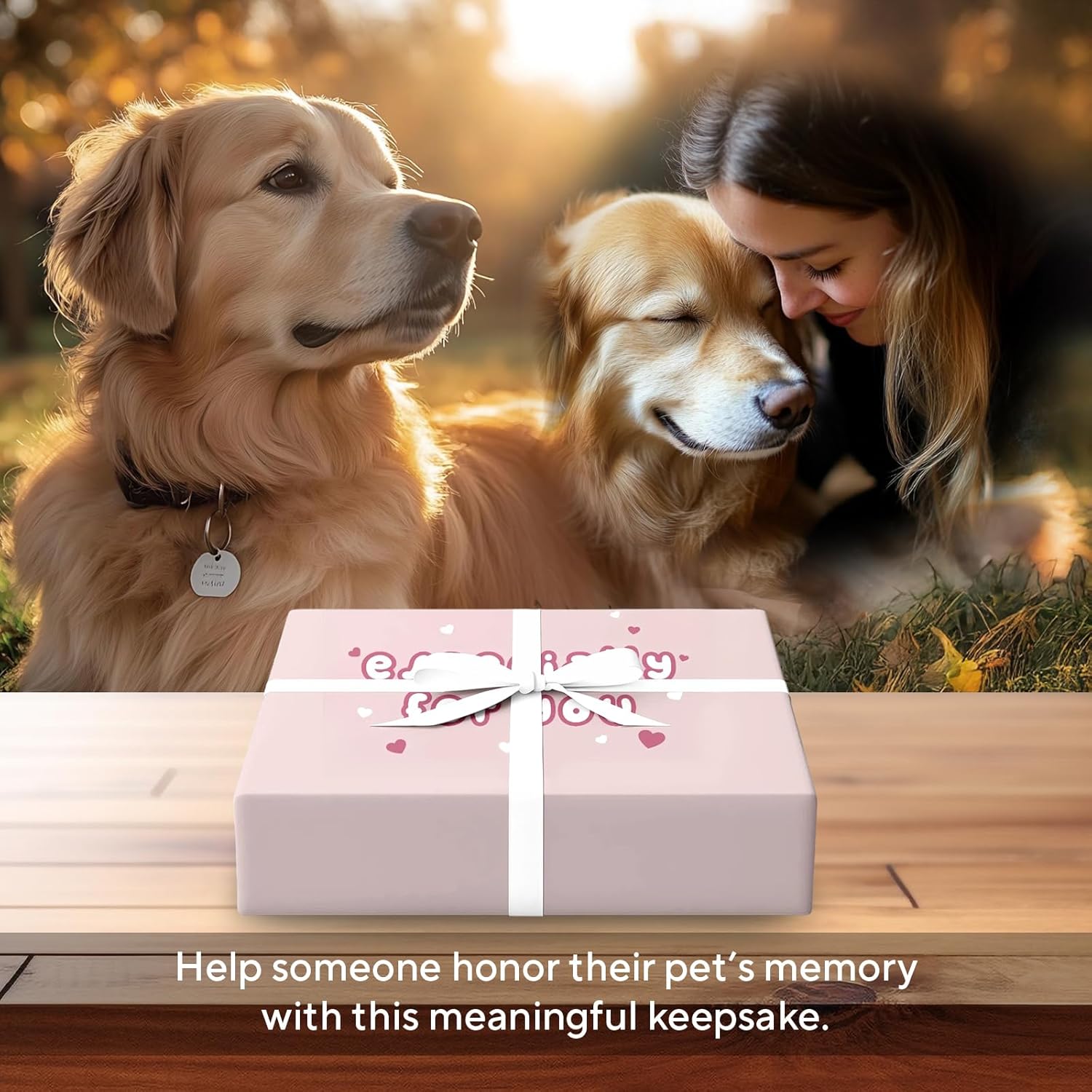 rotating double sided pet frame