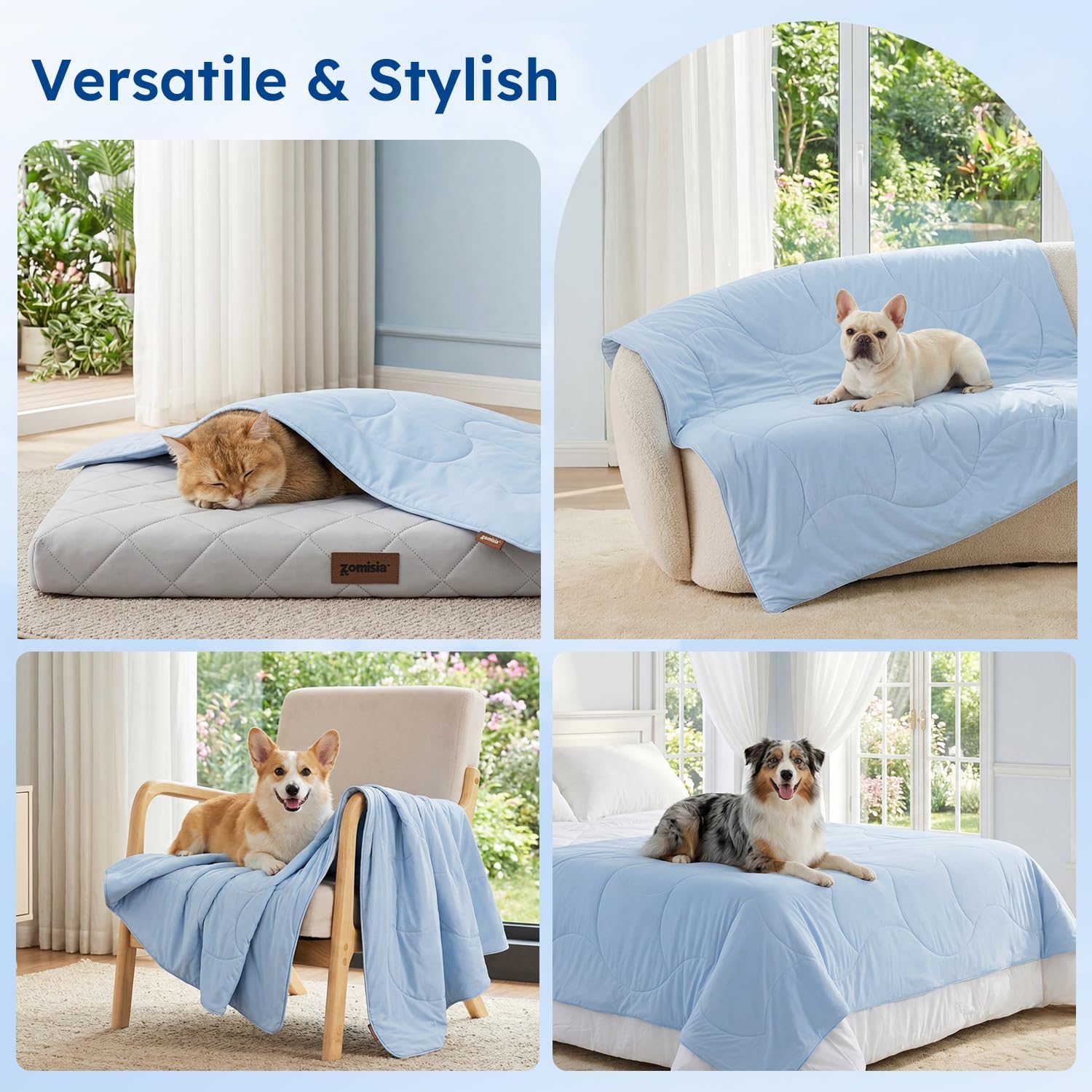 washable cooling blanket for dogs