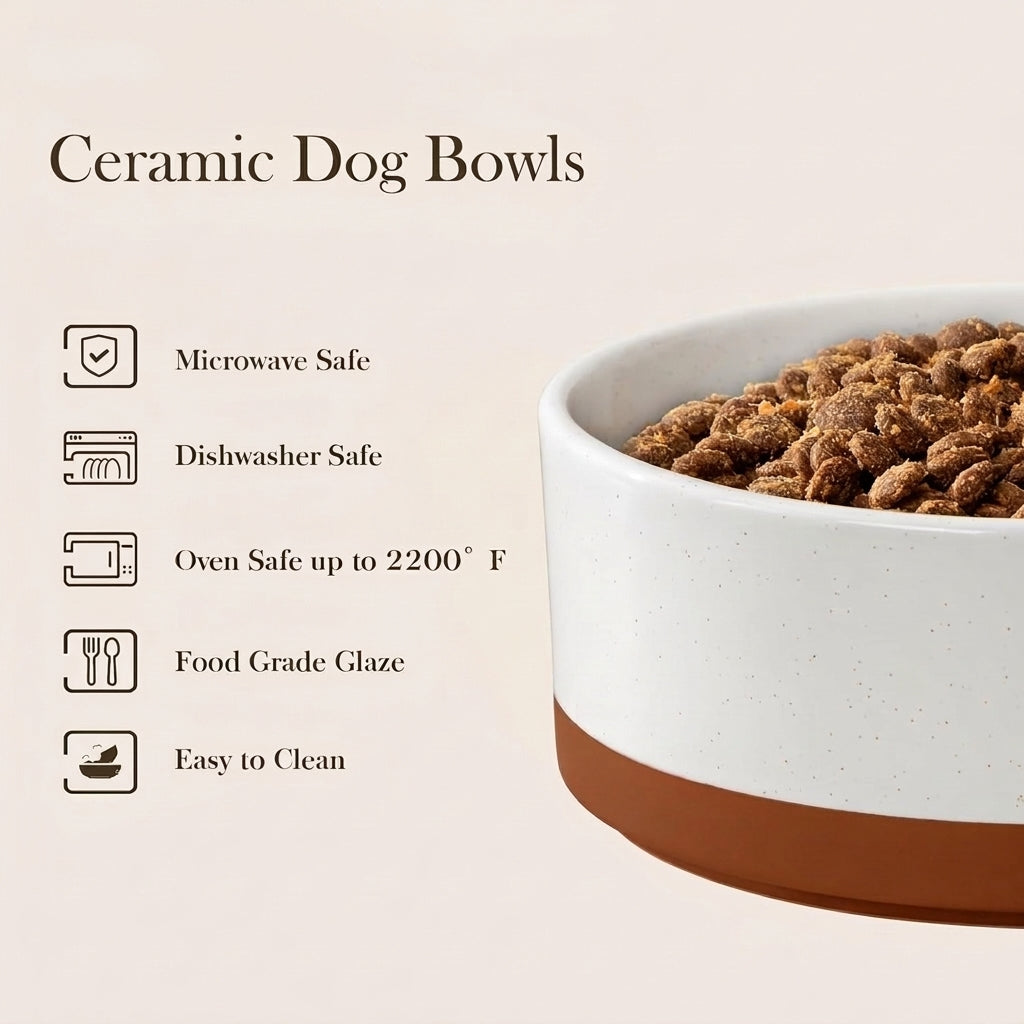 weighted dog bowl